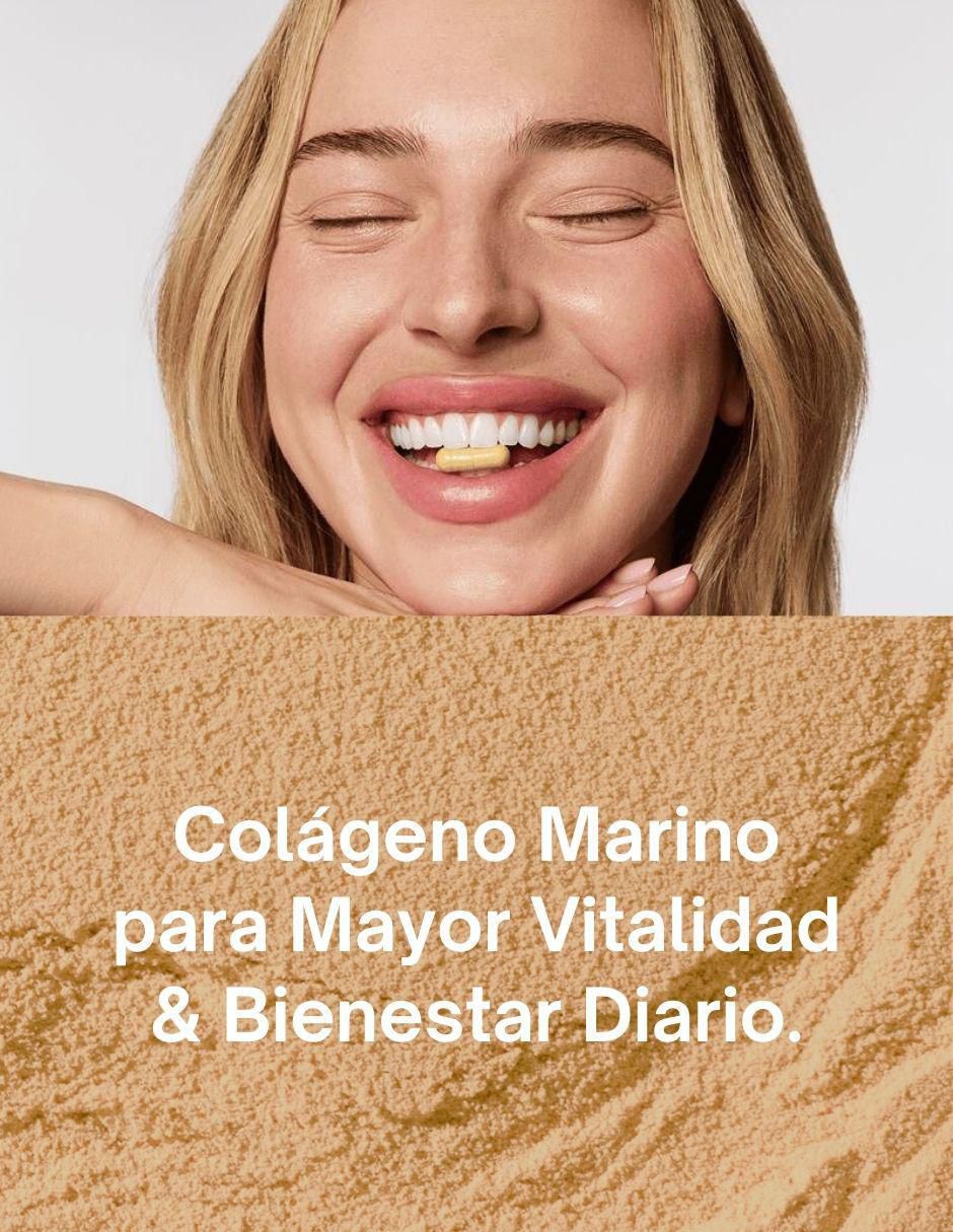 Marine collagen con colágeno hidrolizado con 20 aminoácidos sabor pescado de 60 cápsulas 8