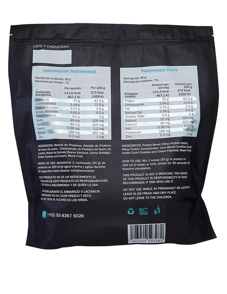 Proteína cookies & cream de 2.2 kg 3