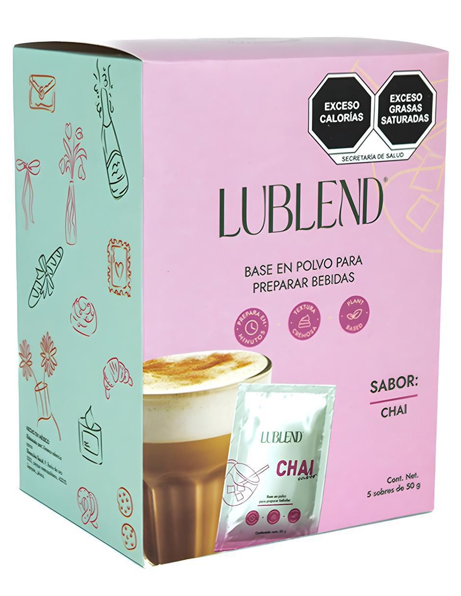 Bebida en polvo Té Chai Latte de Chai 10 sobres de 50g cada uno
