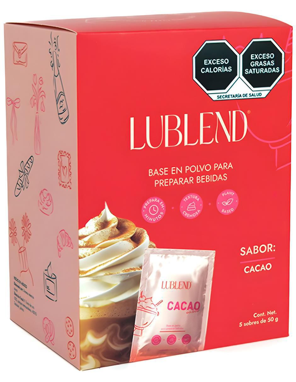 Bebida en polvo Latte de cacao 10 sobres de 50g cada uno