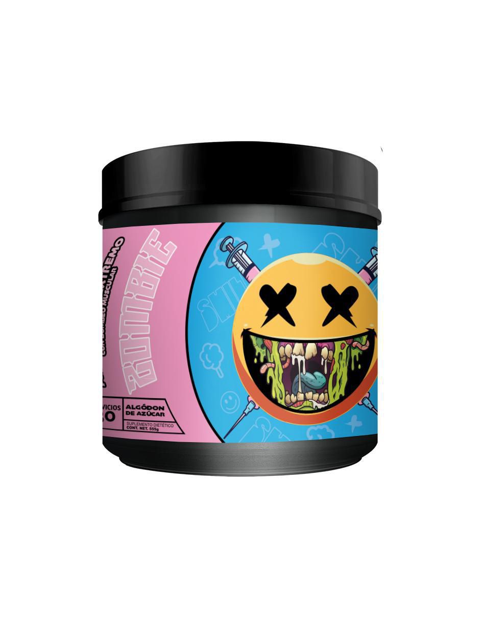 Zombie Algodón de Azucar Pre entreno con cafeína de 567 g 1
