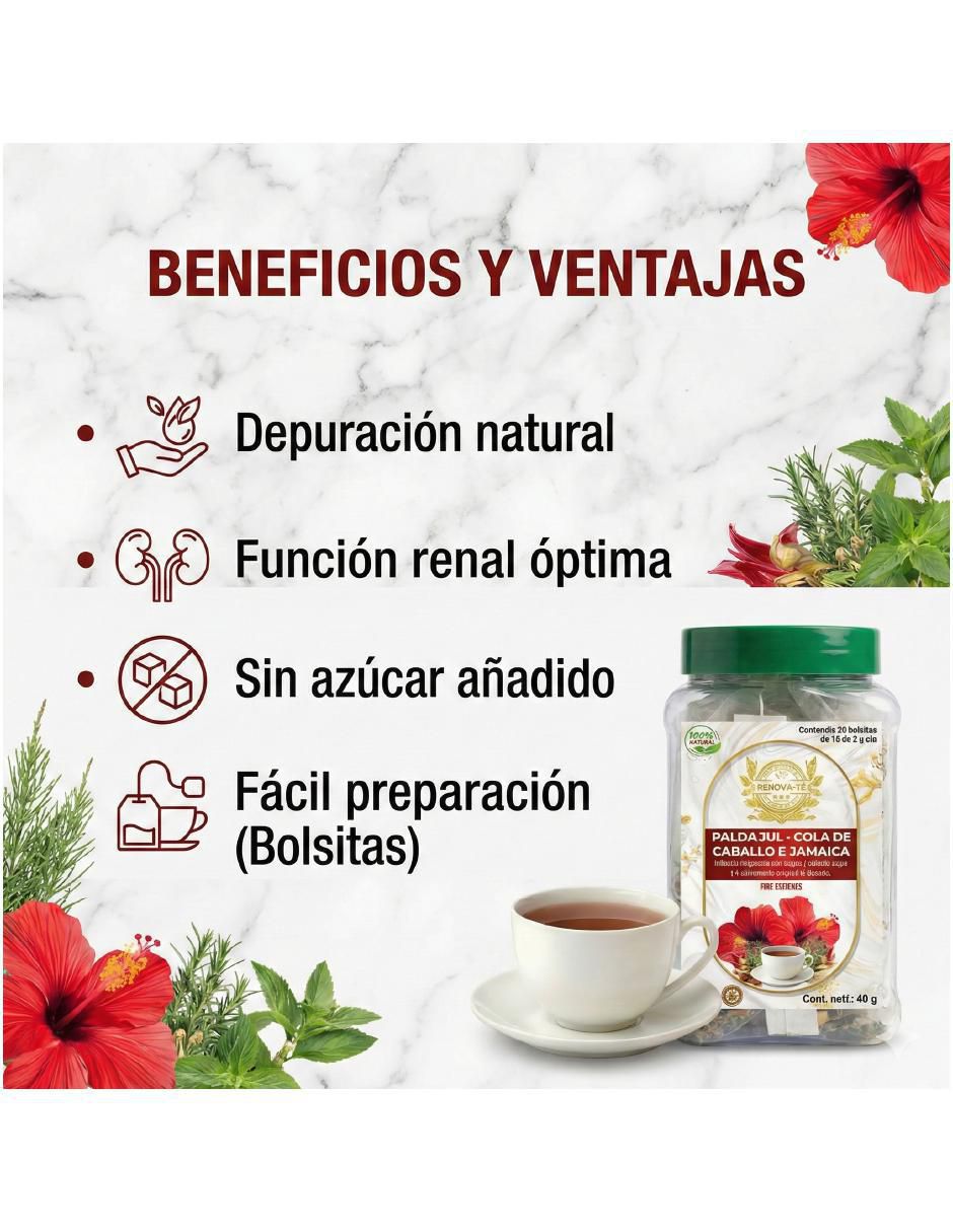 Tisana sabor jamaica en sachet 40 g 7