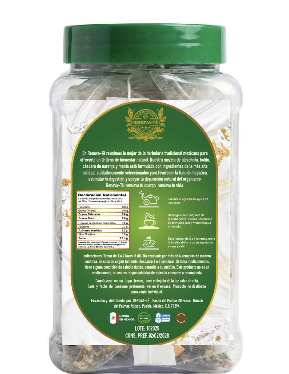 Tisana sabor menta en sachet 40 g 2