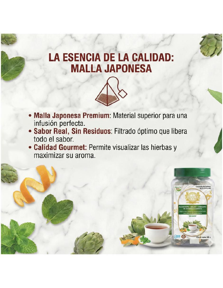 Tisana sabor menta en sachet 40 g 4