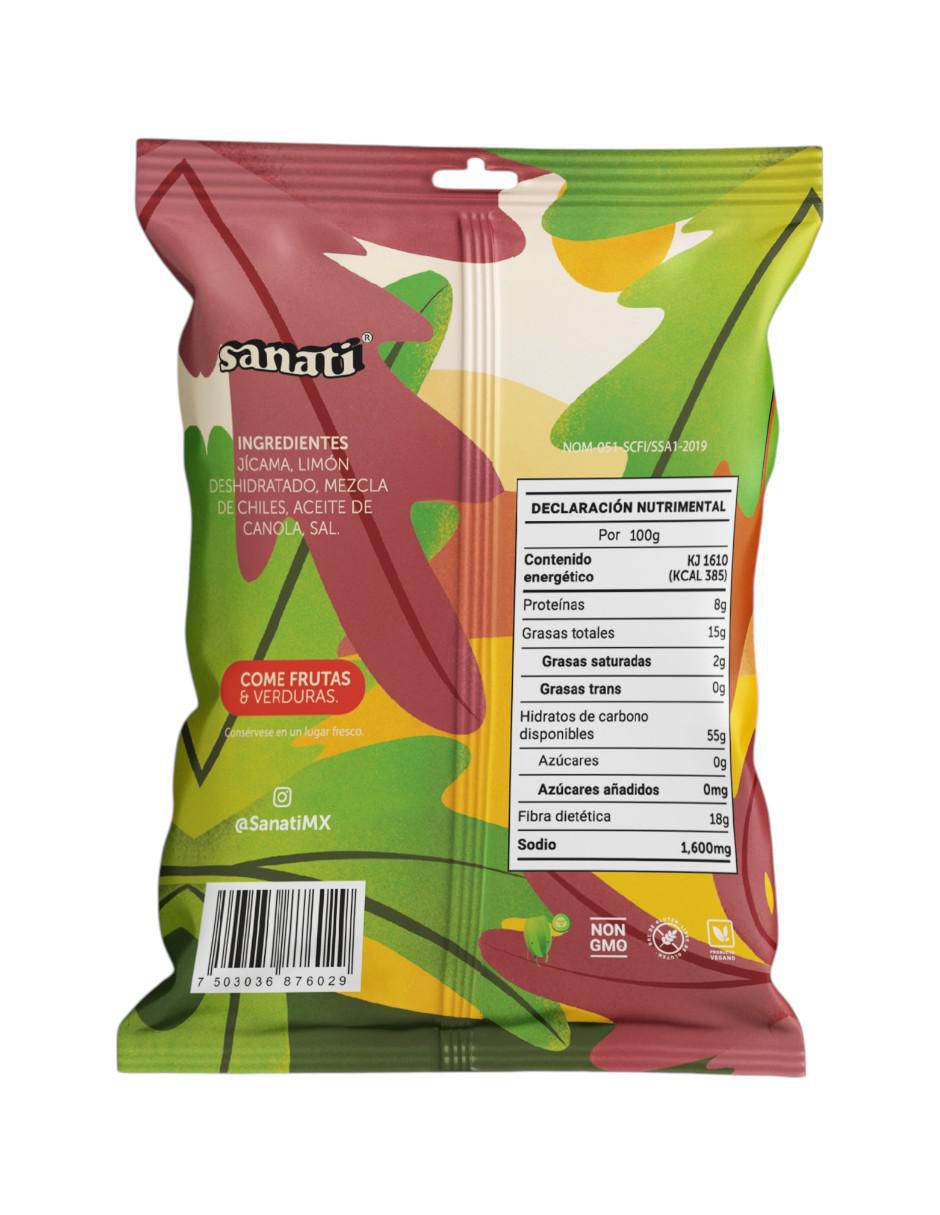Caja de Chips Jicama Flamin Hot 70 g 3