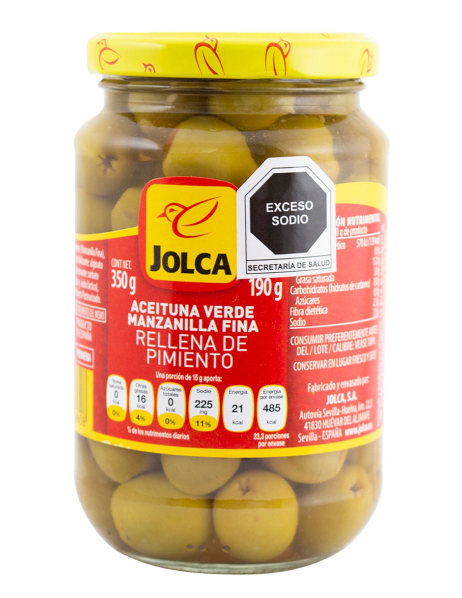 Aceituna rellena con pimiento 350 g