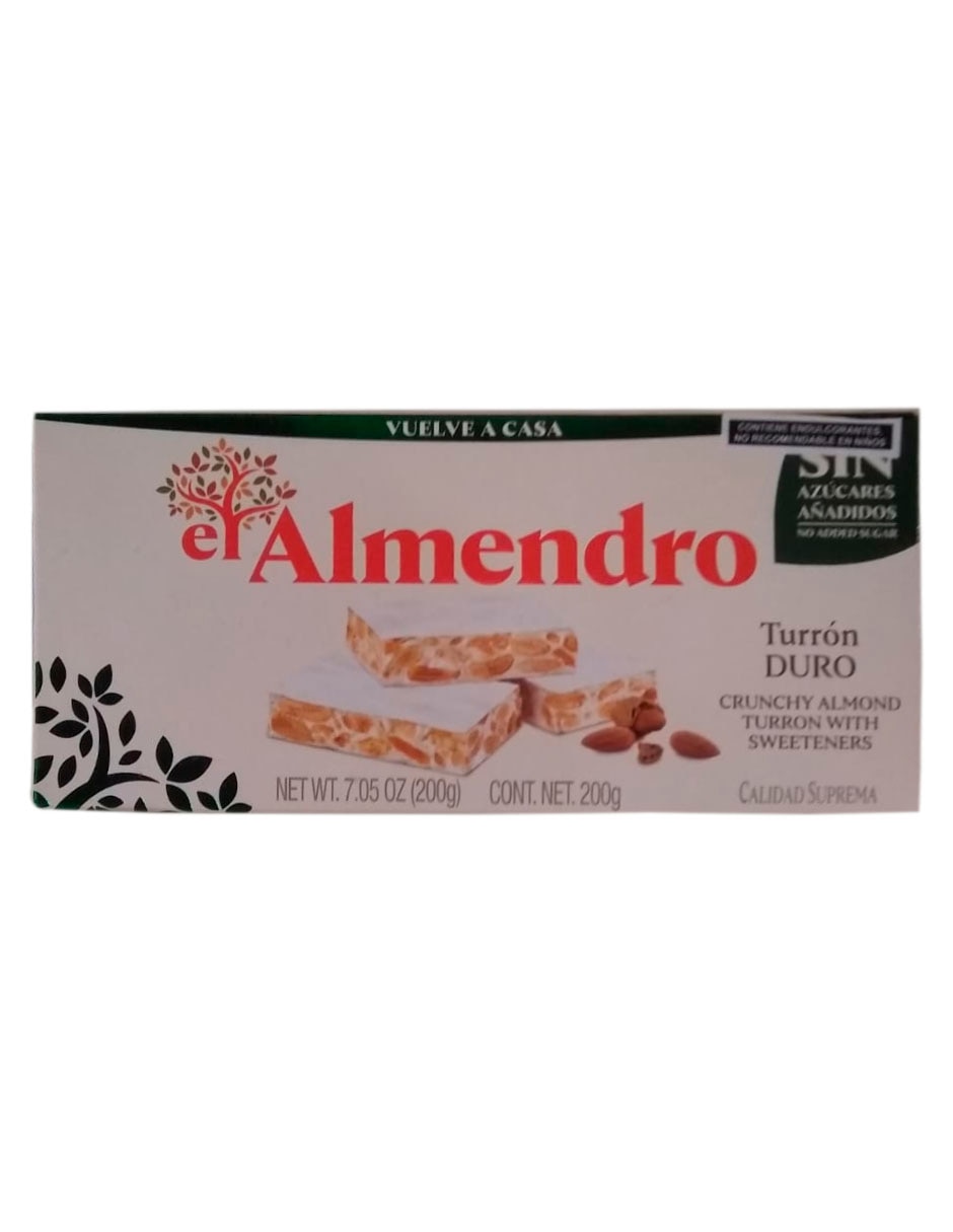 Turrón duro sin azúcar 200 g