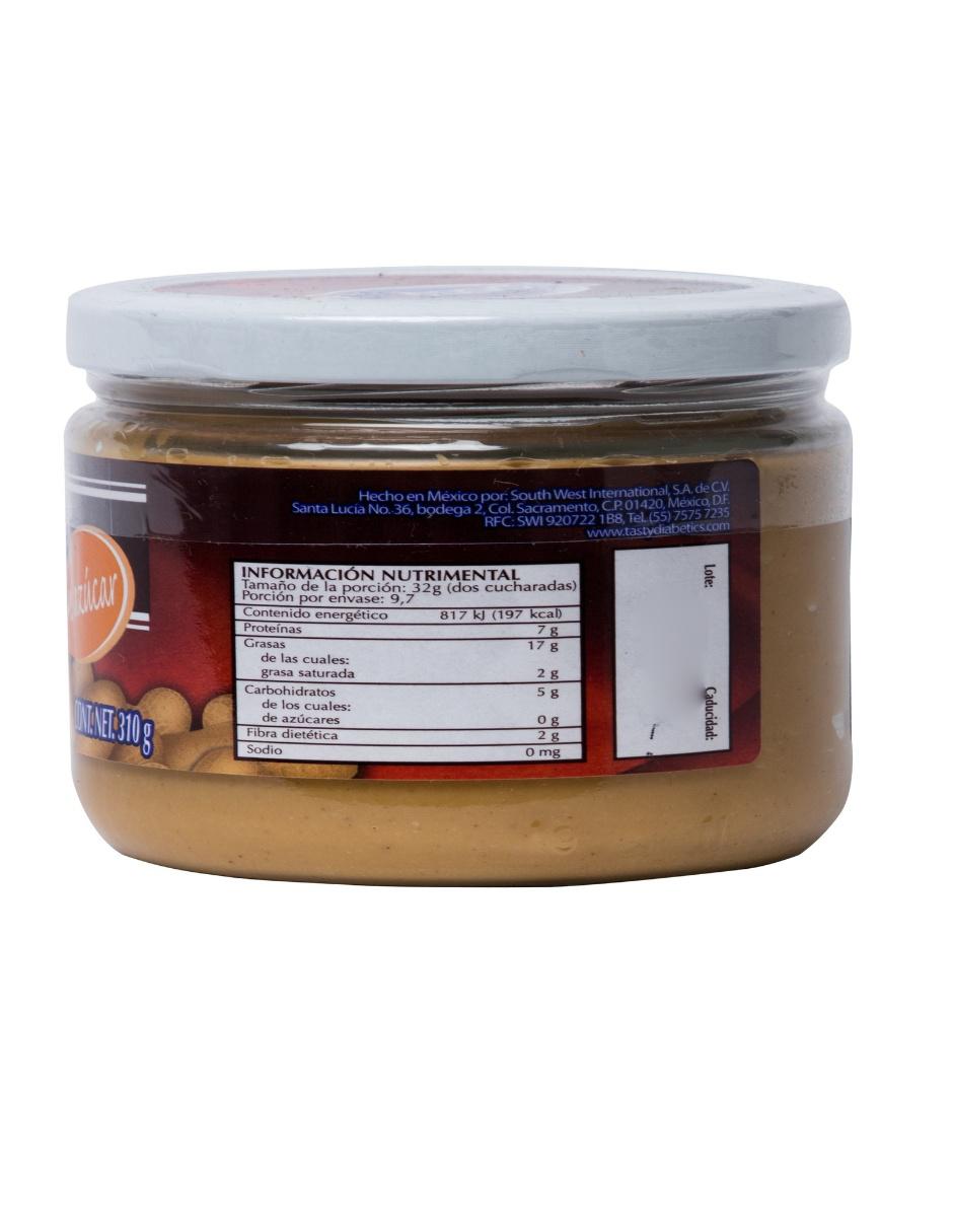 Crema de cacahuate untable 310 g 2
