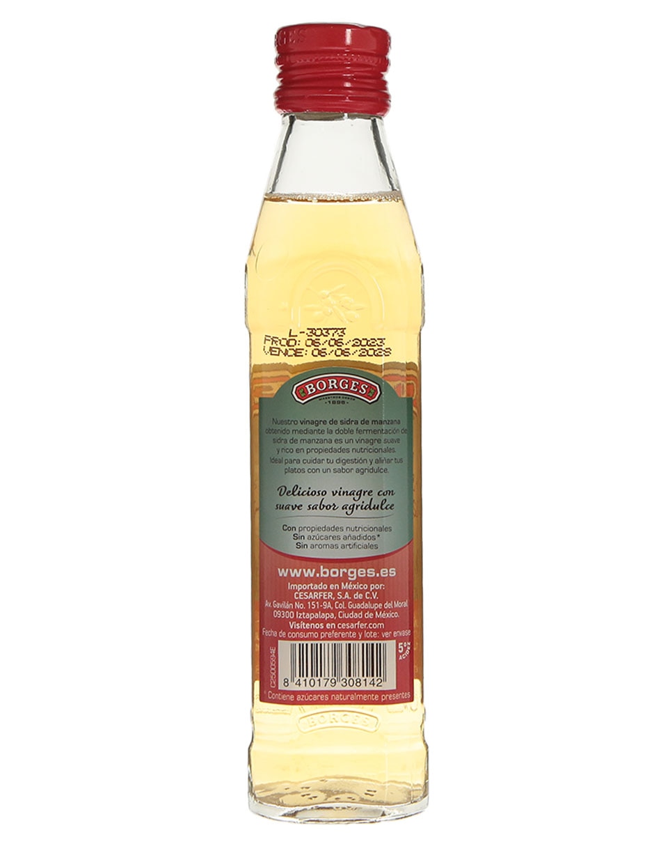 Vinagre de manzana Borgues 3