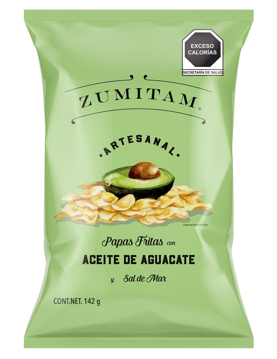 Papas fritas con aceite de aguacate 142 g